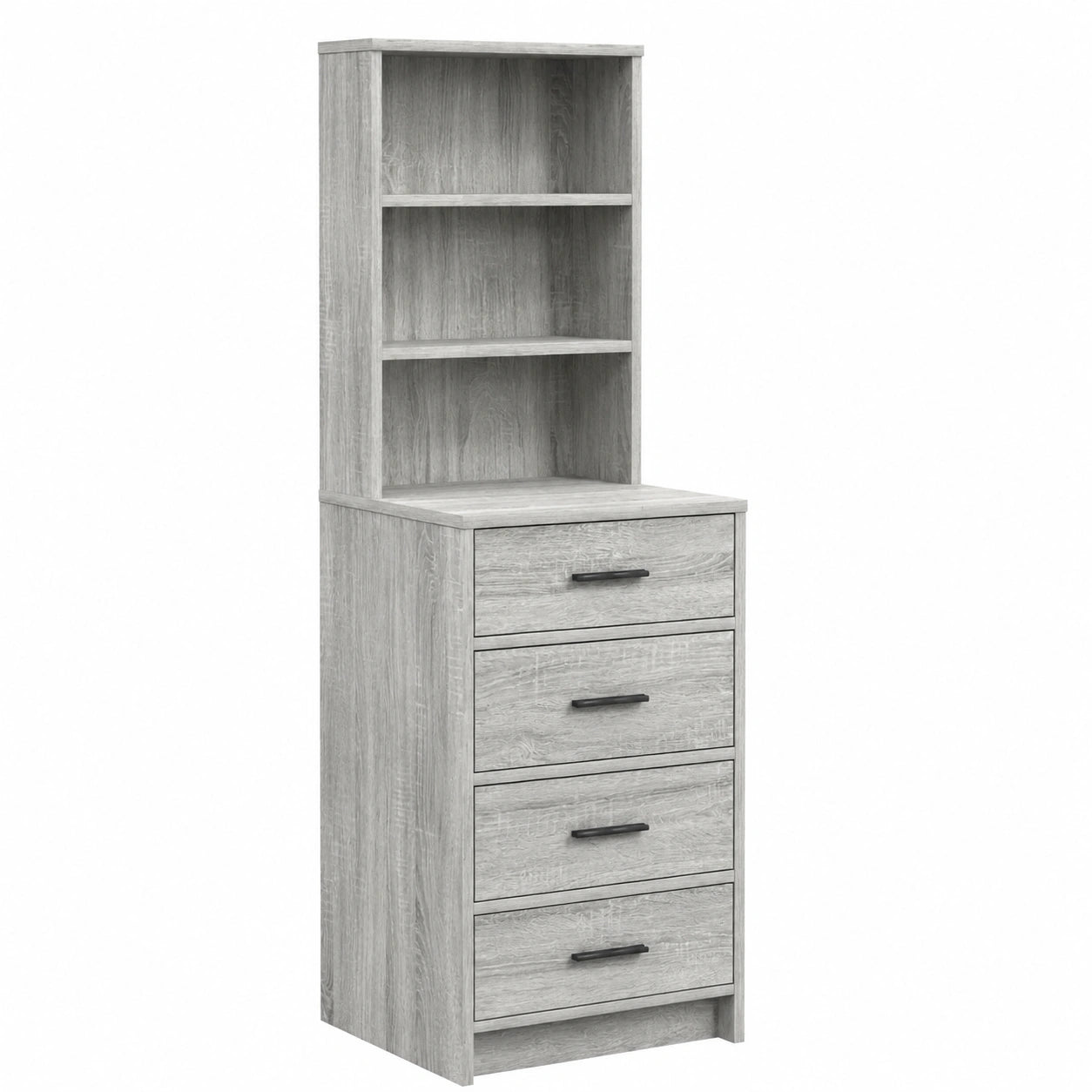 Armoire, avec rangement, 40 x 41 x 135 cm, coloris gris, pour la chambre